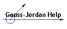 Gauss-Jordan Help